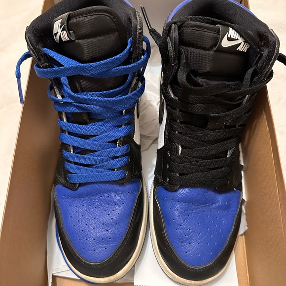 Retro Jordan High Royal Toe GS - Picture 2 of 5